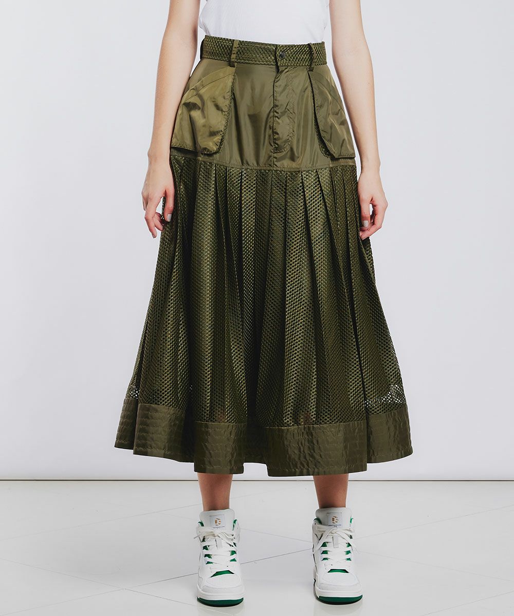 ESSENTIAL / メッシュプリーツスカート ESSENTIAL Night STORE  