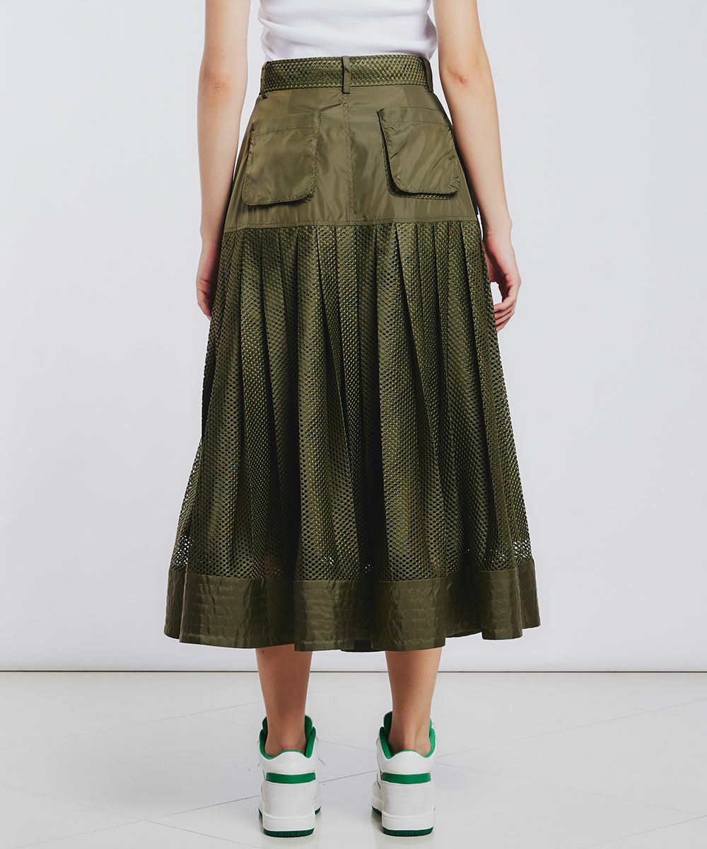 ESSENTIAL / メッシュプリーツスカート ESSENTIAL Night STORE  