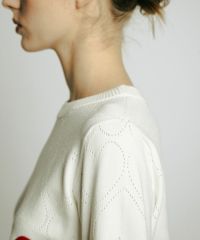 DSC / ハートインターシャニット TOPS Night STORE | ダブル