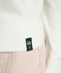【美品】DOUBLE STANDARD CLOTHING ブルーハート柄ニットS セール】ボーダーサマーニット（ニット/セーター）｜DOUBLE