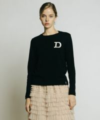 DSC / Dロゴ刺繍ロングスリーブTシャツ TOPS Night STORE