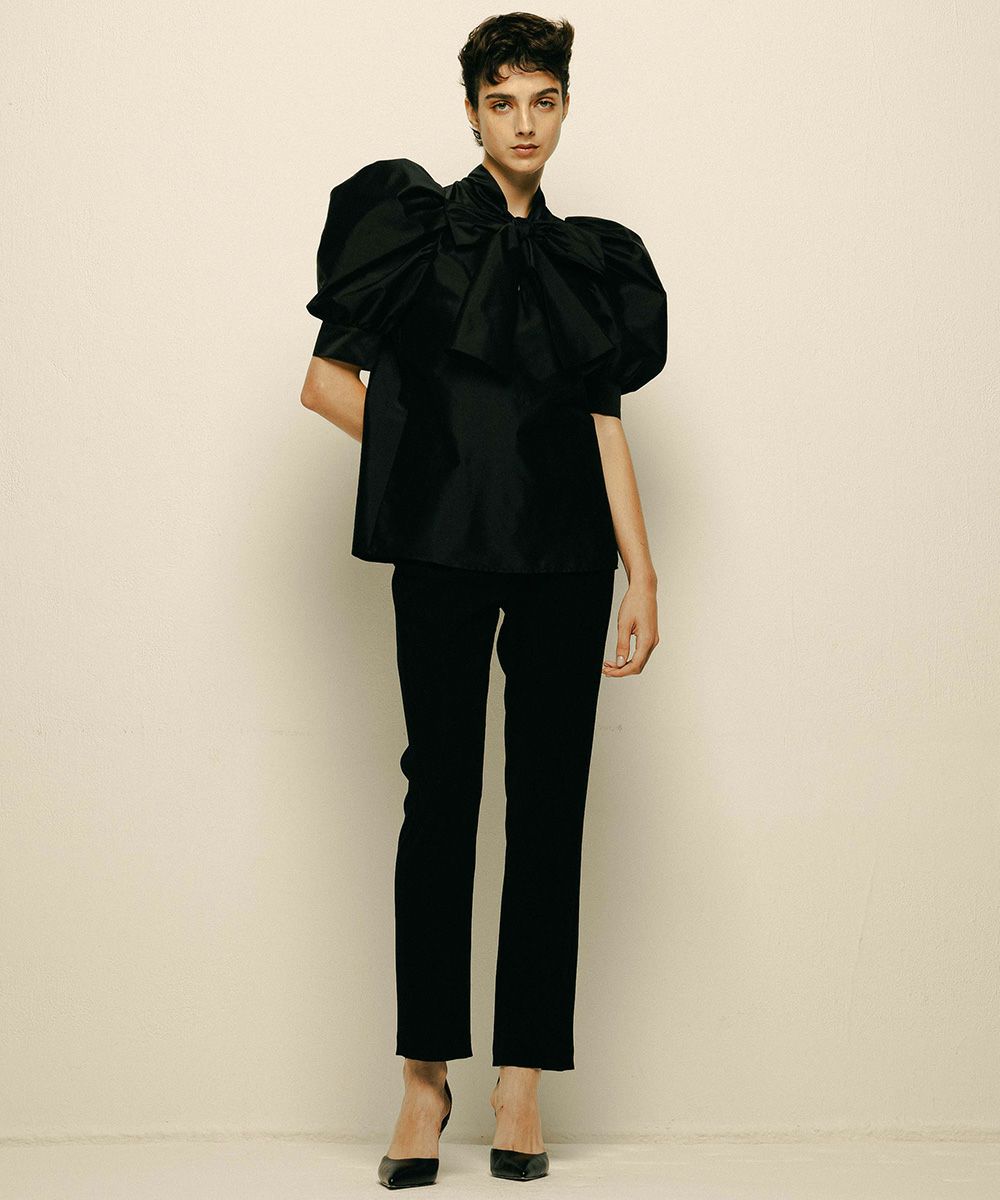 OSLOW / パフスリーブボウタイブラウス(SALE) OSLOW Night STORE