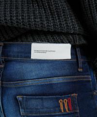 DOUBLE STANDARD CROTHINGインディゴ デニムジャケット STANDARD WARDROBE ライダース デニムジャケット セットアップ可
