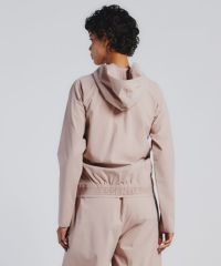 大人女性の ESSENTIAL / ストレッチタフタジップパーカー(SALE) ESSENTIAL トップス