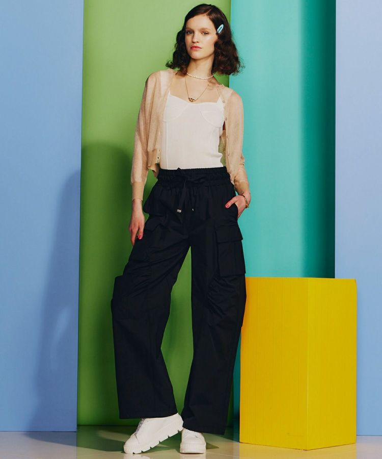 DSC / シアーグロッシーカーディガン (SALE) TOPS Night STORE