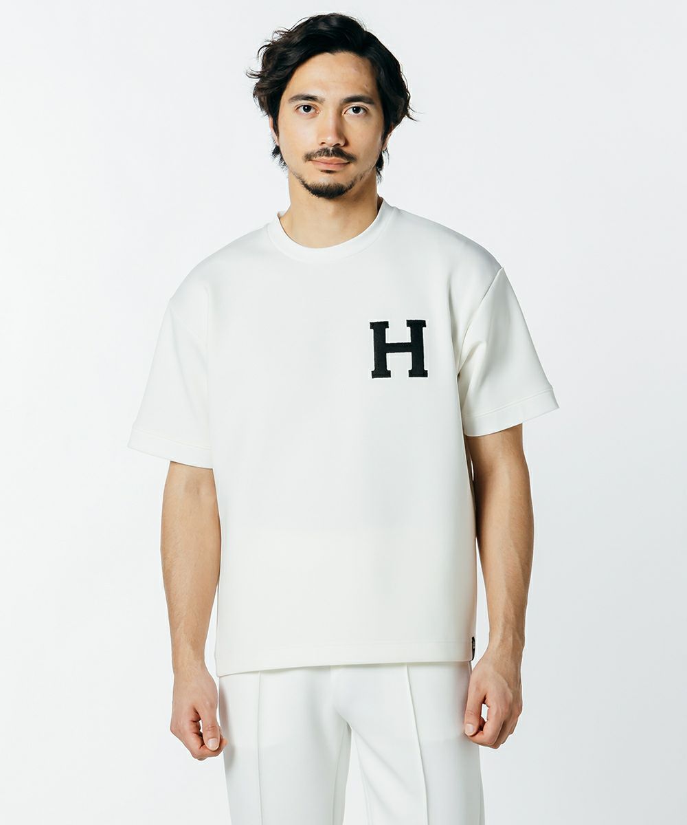 D/him H刺繍スキューバニットTシャツ TOPS Night STORE | ダブル 