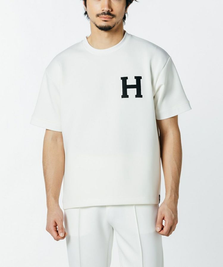D/him H刺繍スキューバニットTシャツ TOPS Night STORE | ダブル