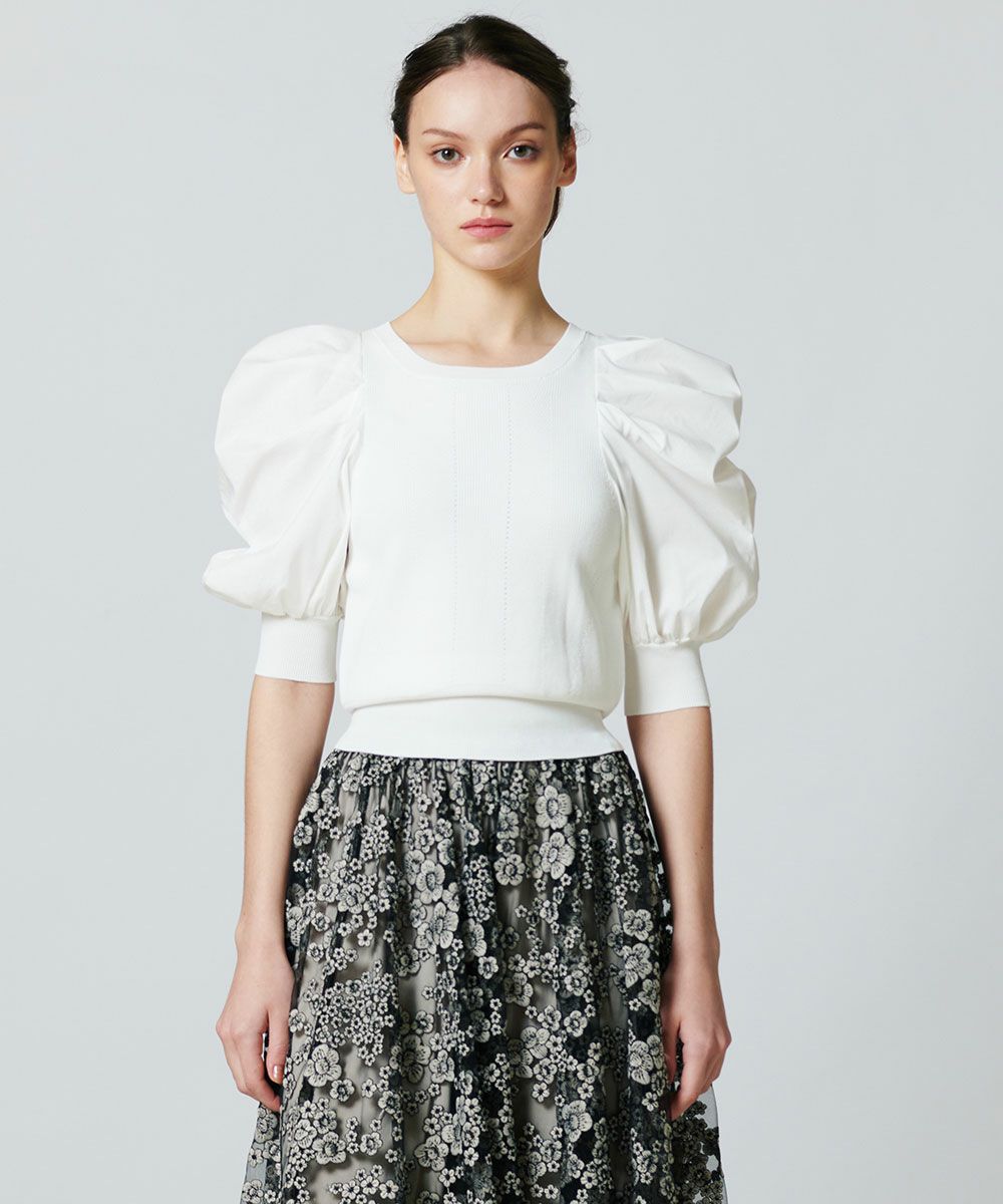 Sov. / バルーンスリーブニットトップス TOPS Night STORE | ダブル  