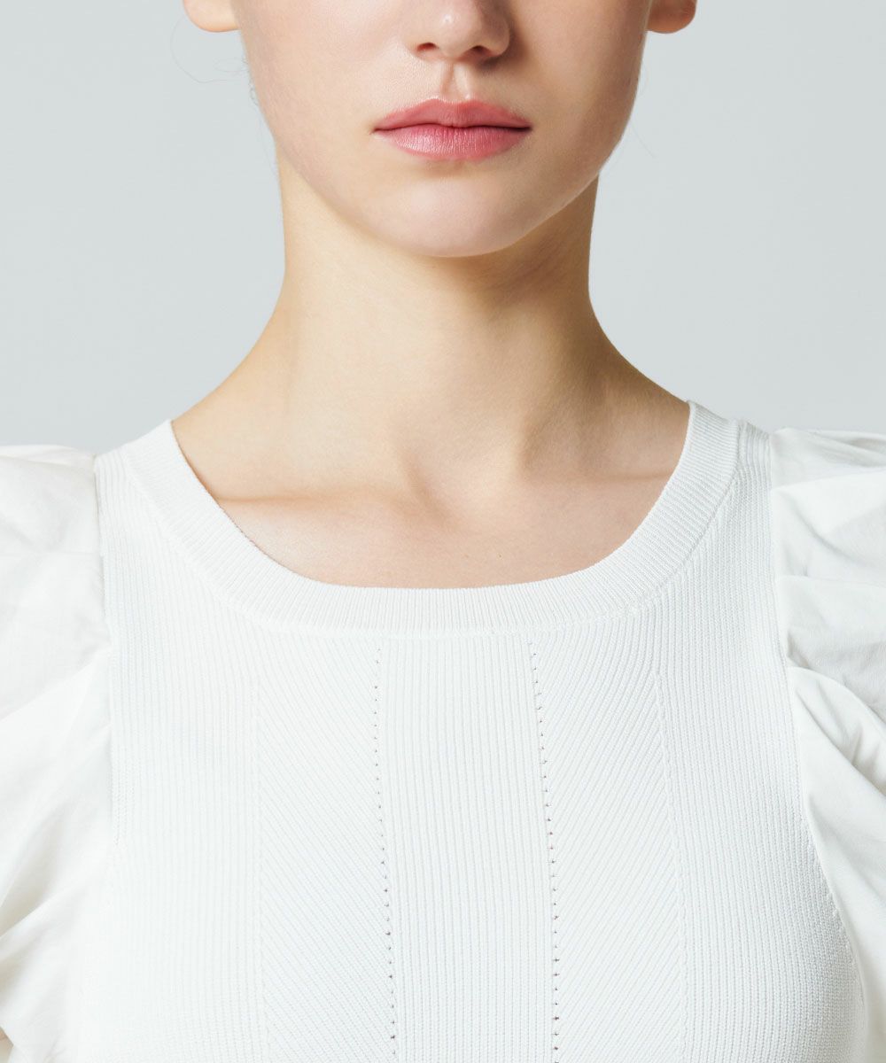 Sov. / バルーンスリーブニットトップス TOPS Night STORE | ダブル 