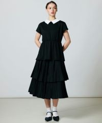 ダブルスタンダードクロージング　フレアスカート　マキシ丈　ティアード　23AW DOUBLE STANDARD CLOTHING】タフタティアードスカート - Carry