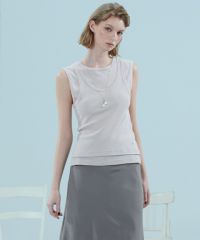 Sov. / レイヤード風タンクトップ(SALE) TOPS Night STORE