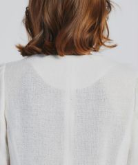 ★美品 sov. ソブ レッド系 ノーカラージャケット オフィス ツイード S Sov. / ノーカラーツイードジャケット OUTERS Night STORE