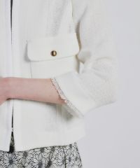Sov. / ツイードノーカラージャケット OUTERS Night STORE
