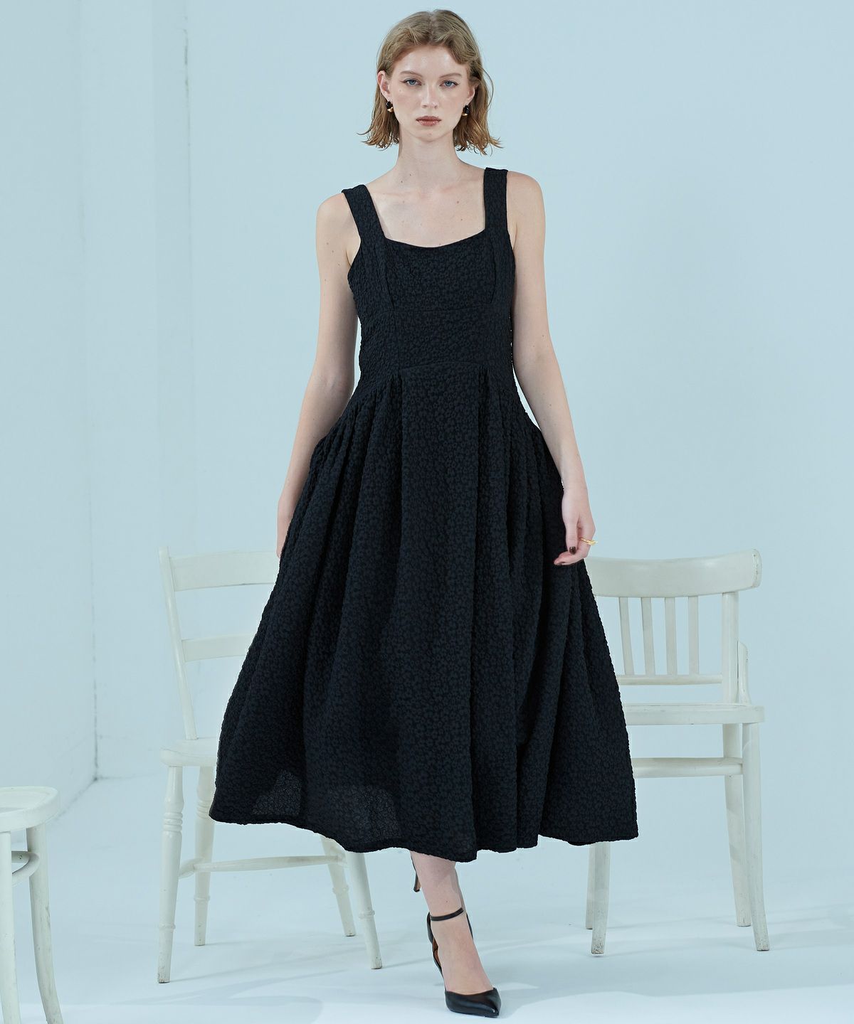 Sov. / フラワーコルセット風ワンピース DRESS Night STORE | ダブル  