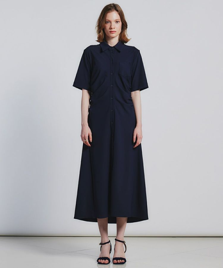 Sov.ダブルスタンダードクロージング　ワンピース Sov. / リサイクルナイロンオフショルダーワンピース DRESS