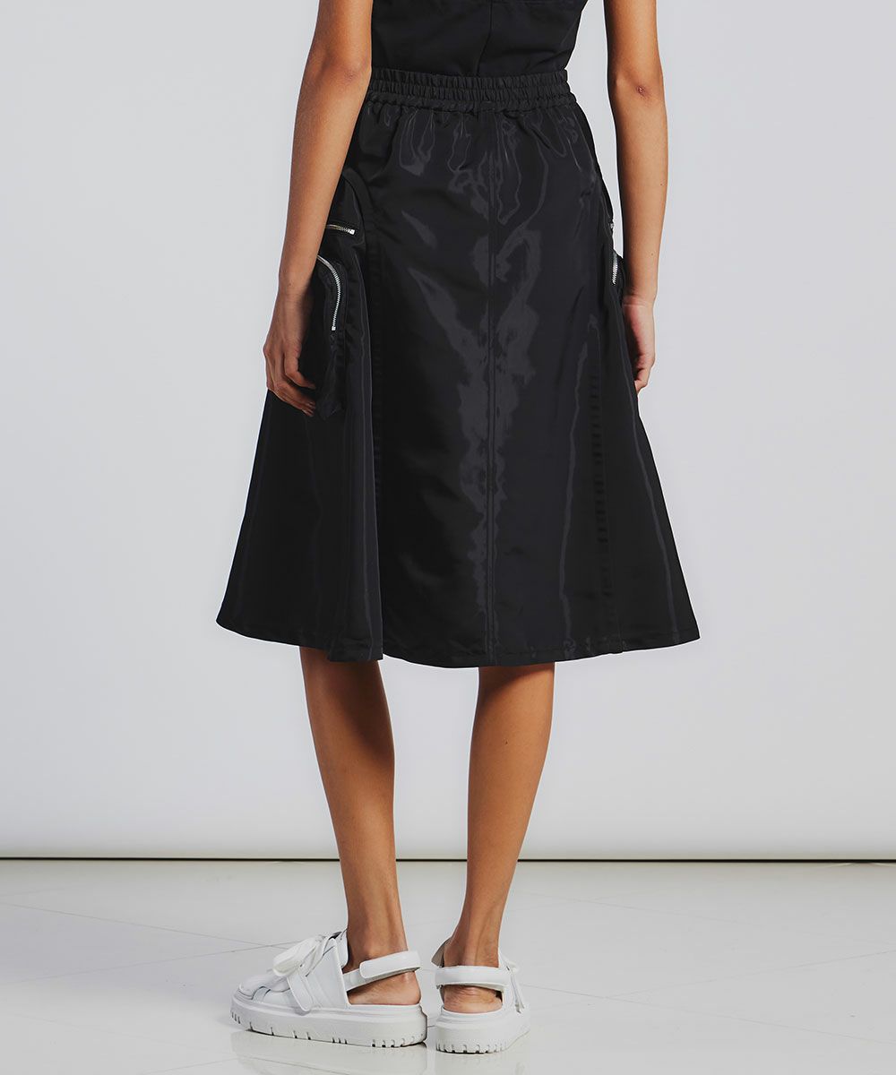 ESSENTIAL / シャイニータフタフレアスカート ESSENTIAL Night STORE  