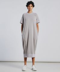 スリット スウェット ワンピース ロングワンピース b2135 スリット スウェット ワンピース ロングワンピース b2135