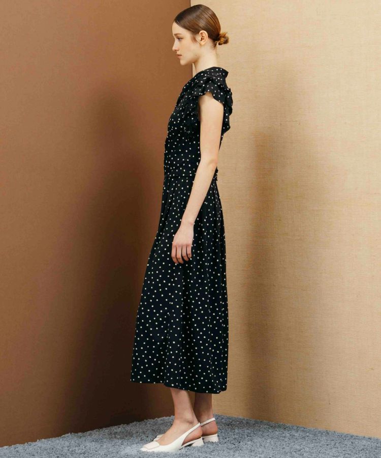 ダブスタ　CORCOVADO 人気ワンピース CORCOVADO / Polyester Smooth Jersey ドットドレス(SALE) CORCOVADO