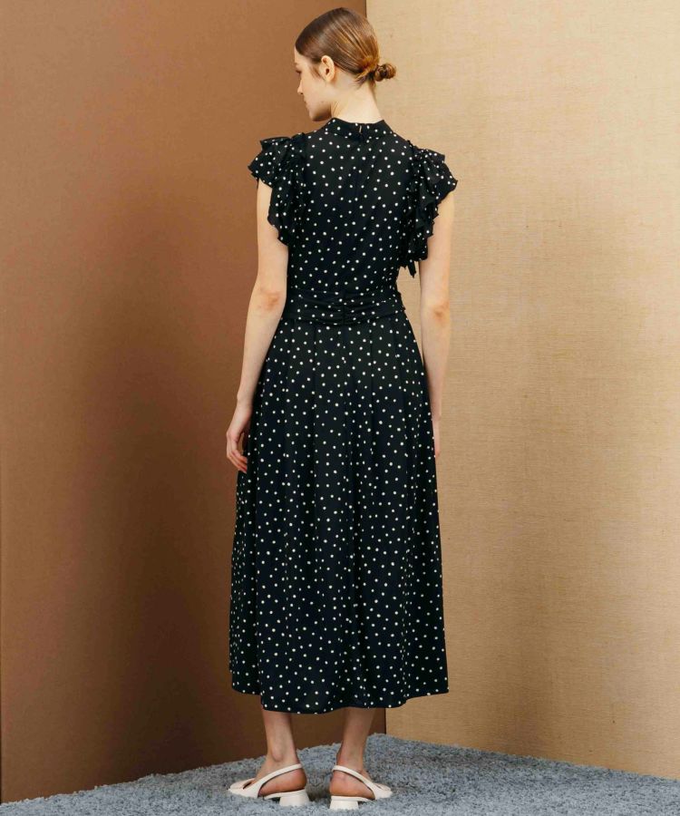 CORCOVADO / Polyester Smooth Jersey ドットドレス CORCOVADO CORCOVADO / Polyester Smooth Jersey ドットドレス CORCOVADO