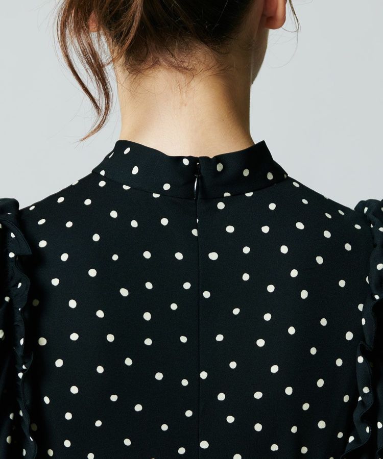 CORCOVADO / Polyester Smooth Jersey ドットドレス CORCOVADO CORCOVADO / Polyester Smooth Jersey ドットドレス CORCOVADO