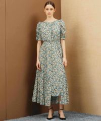 CORCOVADO / Polyester Jersey パフスリーブドレス(SALE) CORCOVADO