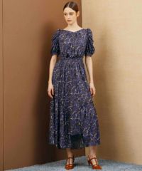 CORCOVADO / Polyester Jersey パフスリーブドレス(SALE) CORCOVADO