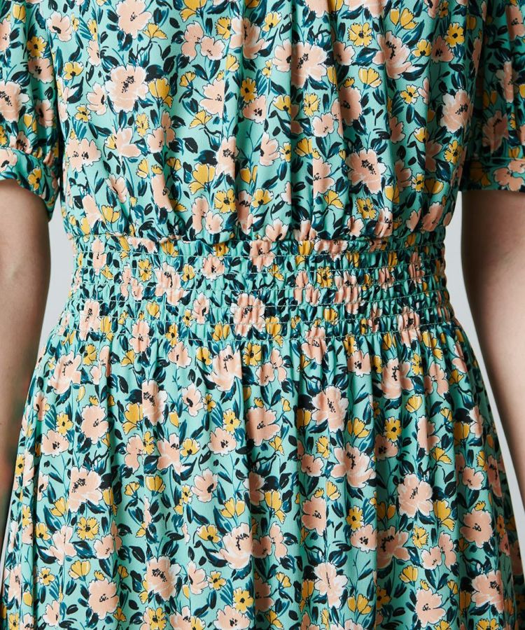 CORCOVADO / Polyester Jersey パフスリーブドレス(SALE) CORCOVADO