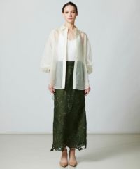 DSC / ボウタイシアーシャツ(WEB限定)(SALE) TOPS Night STORE