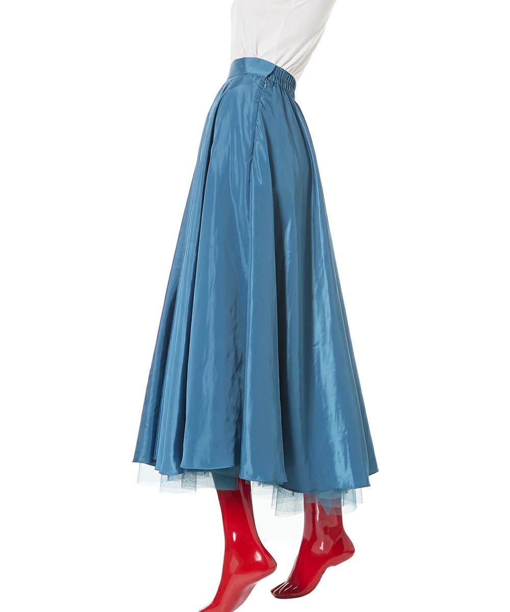 AKKO×Sov. / チュールインフレアロングスカート（WEB限定） BOTTOMS  