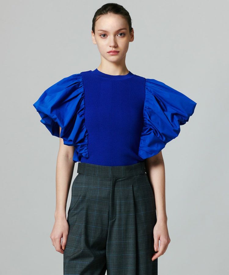 Sov. / ボリュームスリーブニットトップス(SALE) TOPS Night