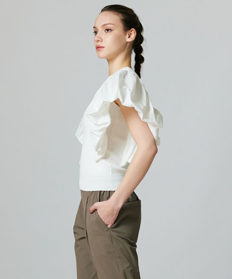 Sov. / ボリュームスリーブニットトップス(SALE) TOPS Night