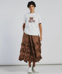 DSC / ベアプリントフライスTシャツ TOPS Night STORE | ダブル