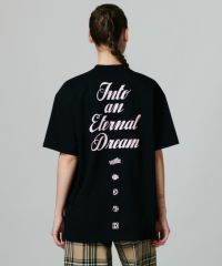 DSC / レース刺繍ピンクベアTシャツ TOPS Night STORE | ダブル