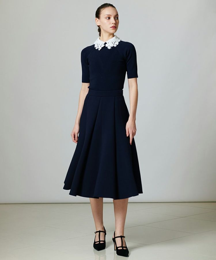 Sov. / ダンボールニットフレアスカート BOTTOMS Night STORE | ダブル