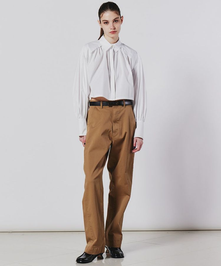 【24年製】ダブルスタンダードクロージング　DSC / ギャザーショートブラウス DSC / ギャザーショートブラウス(SALE) TOPS Night STORE