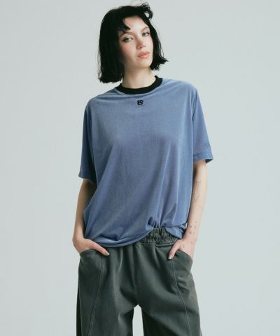 ESSENTIAL / ハート刺繍ショートTシャツ ESSENTIAL Night STORE