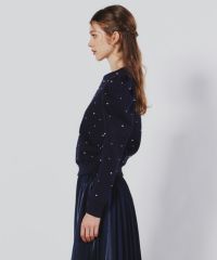 Sov. / パフスリーブパールニットプルオーバー TOPS Night STORE