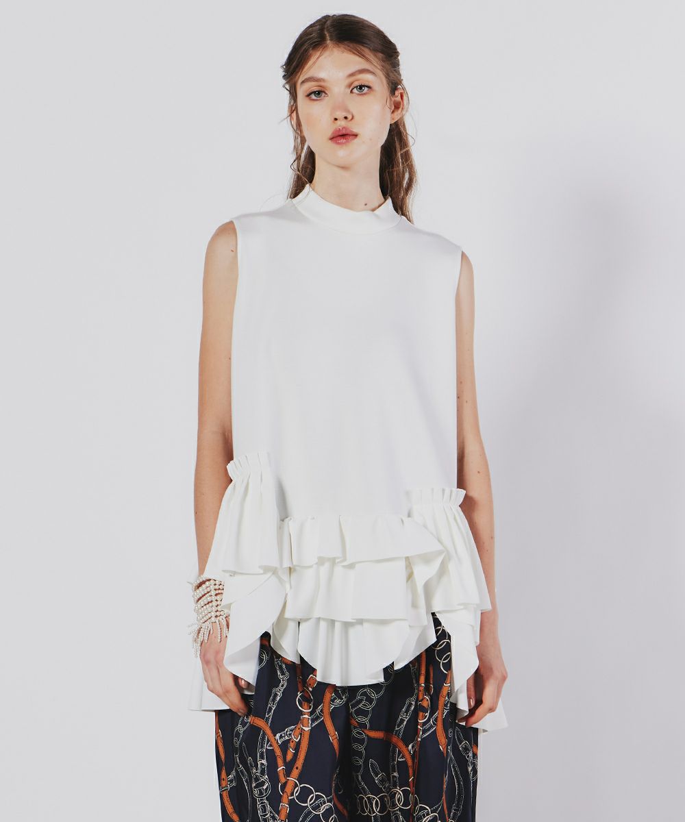 Sov. / ツイルドッキングフリルトップス TOPS Night STORE 
