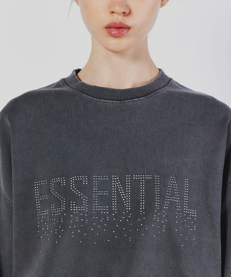 ESSENTIAL / ビンテージライクロゴスウェット ESSENTIAL Night