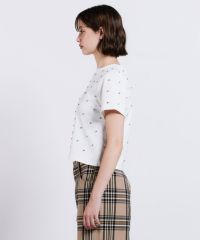 DOUBLE STANDARD CLOTHING ラインストーンロゴプルオーバー DSC / ラインストーン天竺プルオーバー(SALE) TOPS Night STORE