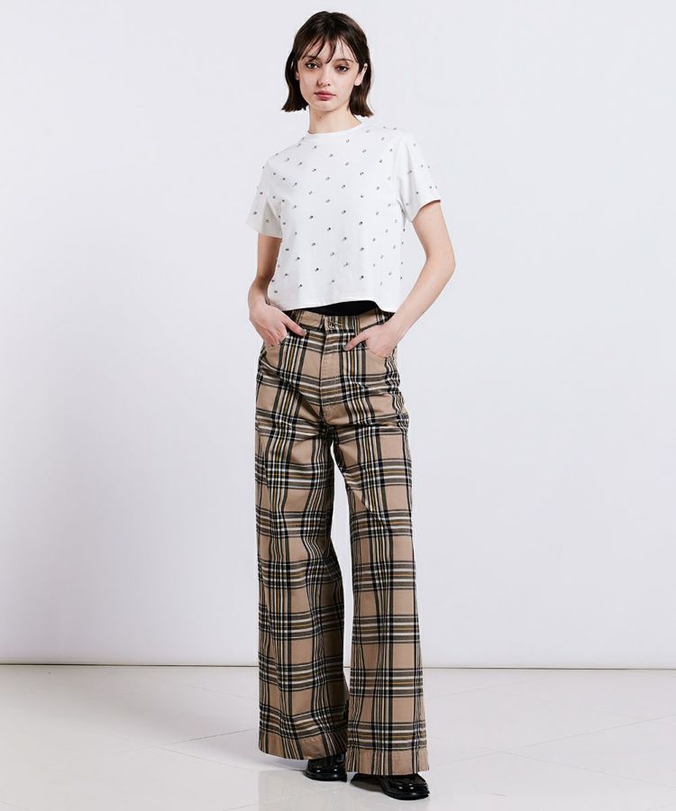 DSC / ラインストーン天竺プルオーバー DSC / ラインストーン天竺プルオーバー(SALE) TOPS Night STORE
