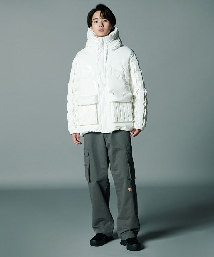 D/him イントレチャートエナメルダウンブルゾン OUTERS Night STORE