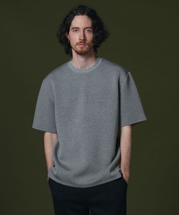 D/him H刺繍ダンボールニットジップパーカー OUTERS Night STORE