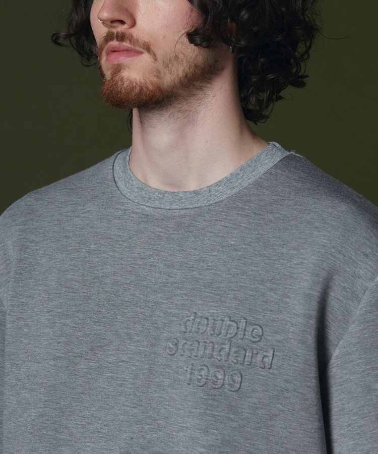 D/him エンボスロゴダンボールニットTシャツ TOPS Night STORE