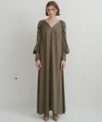 oslow パフスリーブワンピース oslow パフスリーブワンピース