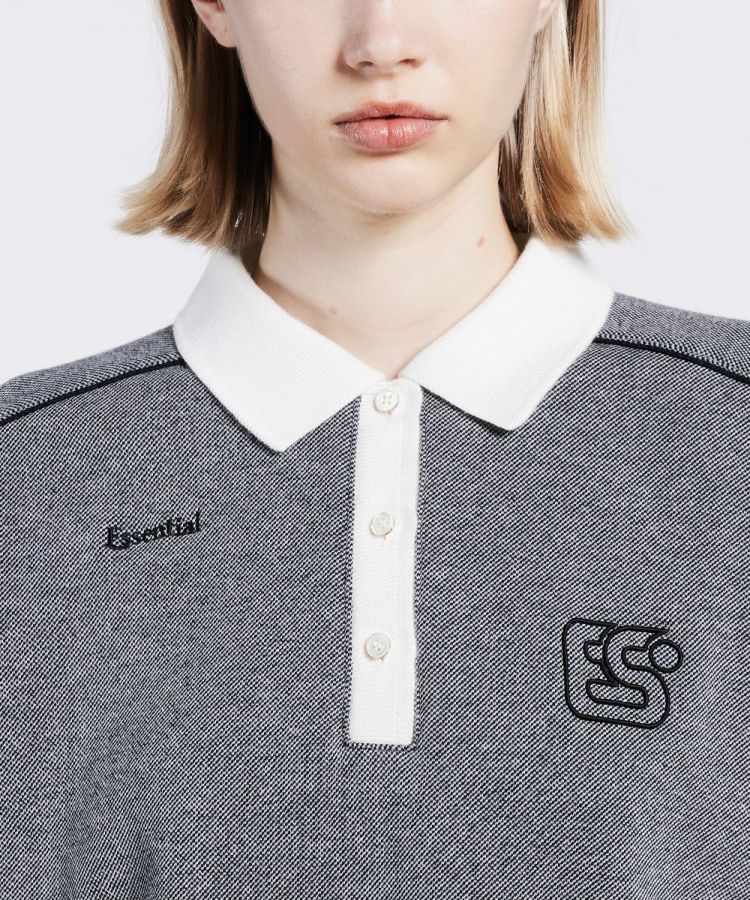ESSENTIAL / ボンバーヒート裏起毛ポロシャツ TOPS Night STORE