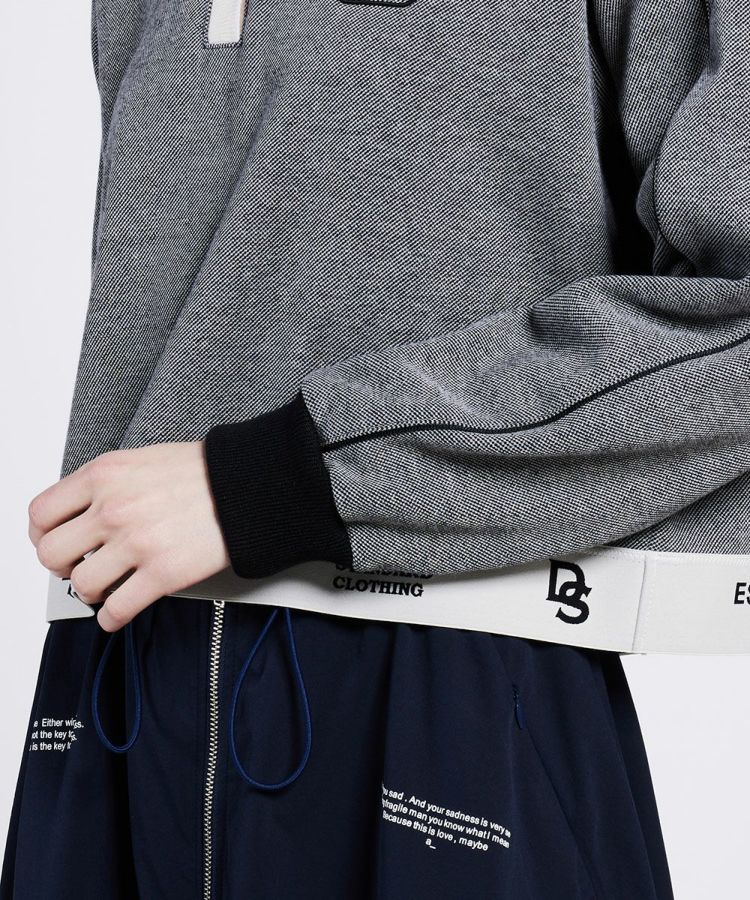 ESSENTIAL / ボンバーヒート裏起毛ポロシャツ TOPS Night STORE