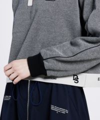 ESSENTIAL / ボンバーヒート裏起毛ポロシャツ TOPS Night STORE