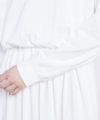 ESSENTIAL / ウエストギャザーロングワンピース DRESS Night STORE