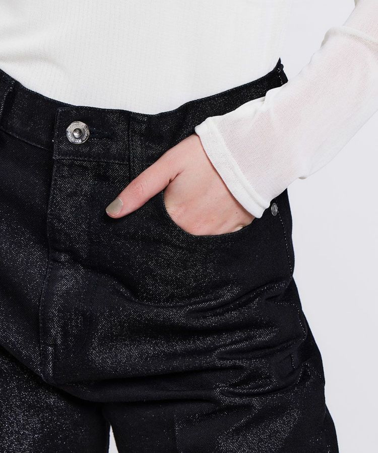 Sov. / シャイニーストレートデニムパンツ BOTTOMS Night STORE